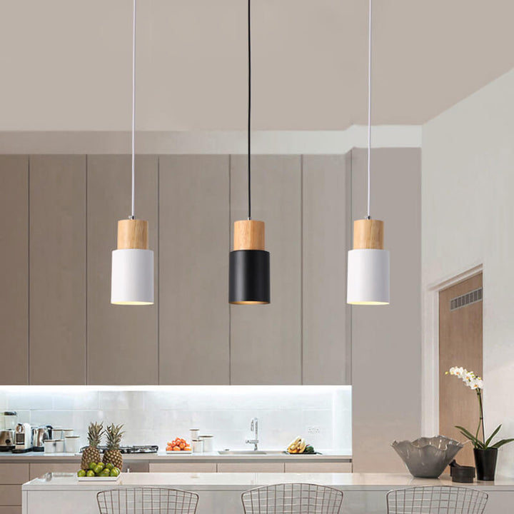 Stornfield | SinglePend - Cylindrical Aluminum LED Hanging Lamp 1-Light Nordic Macaron