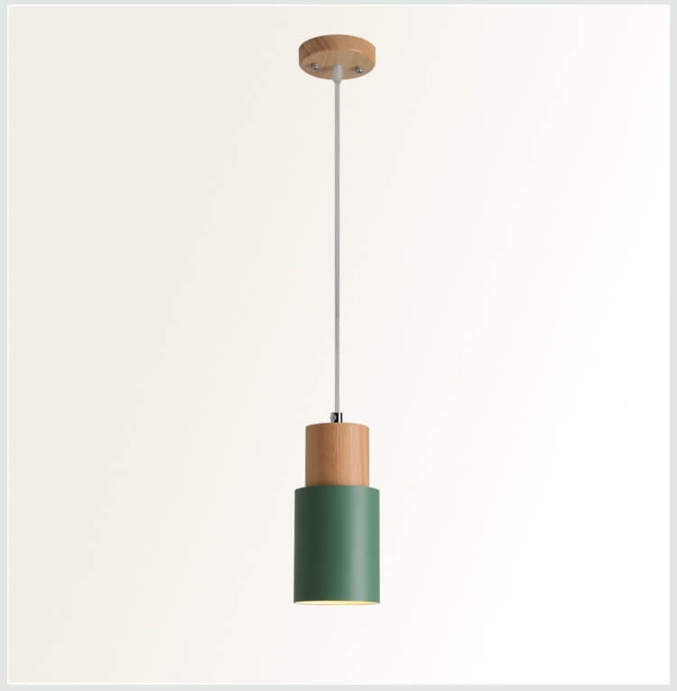 Stornfield | SinglePend - Cylindrical Aluminum LED Hanging Lamp 1-Light Nordic Macaron
