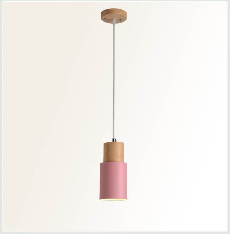 Stornfield | SinglePend - Cylindrical Aluminum LED Hanging Lamp 1-Light Nordic Macaron