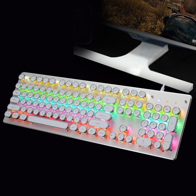 Retro-Style Mechanical Gaming Keyboard Stornfield