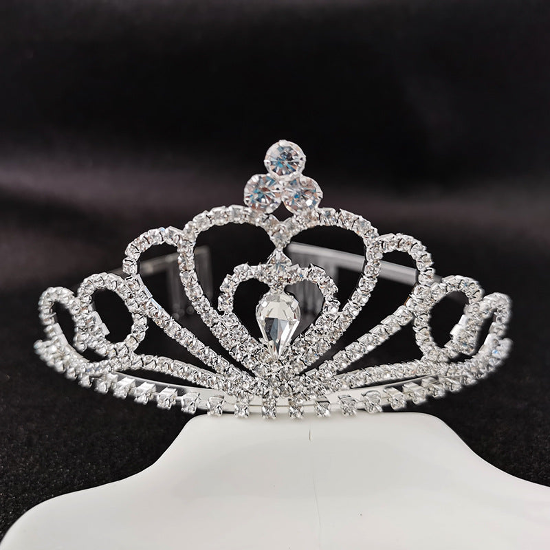 Women Glamorous Crystal Tiara Stornfield