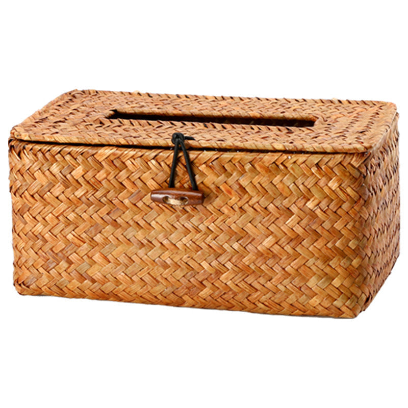 Handwoven Wicker Tissue Box Holder Stornfield