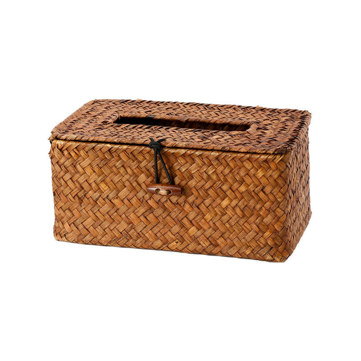 Handwoven Wicker Tissue Box Holder Stornfield