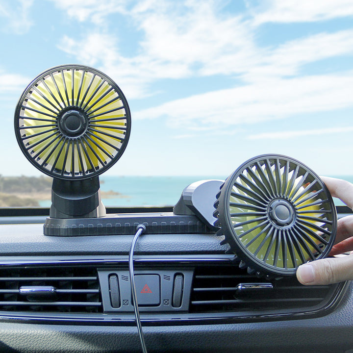 Dual-Head Rechargeable Portable Fan Stornfield