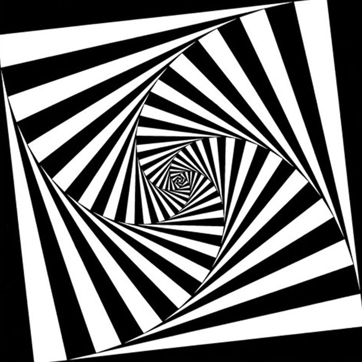 Stornfield | New Black and White 3D Striped Pattern Living Room Rug Machine Washable Non-Slip Polyester Rug