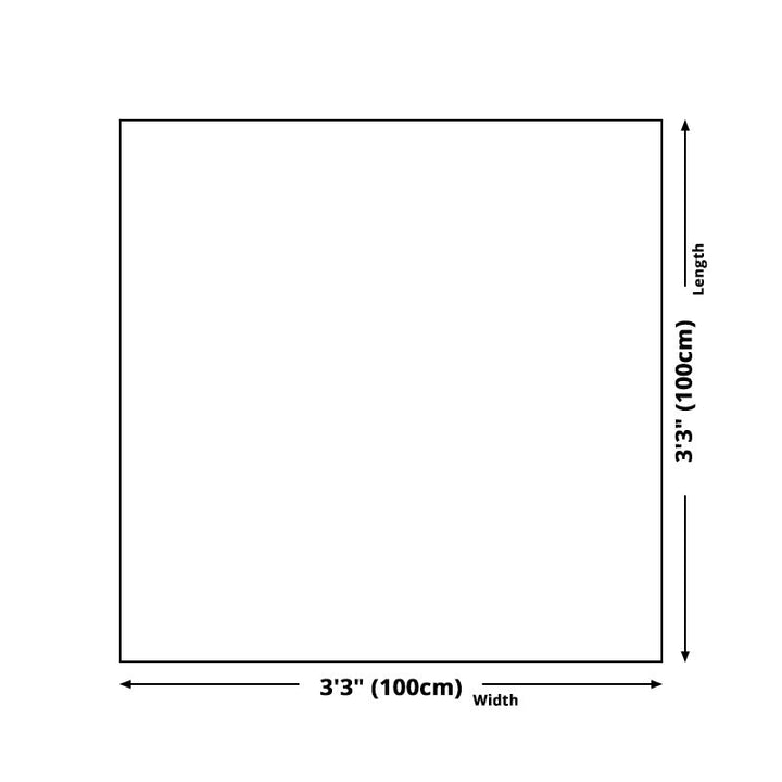 Stornfield | Black and White Novelty 3D Check Pattern Small Polyester Non-Slip Pet-Friendly Bedroom Rug