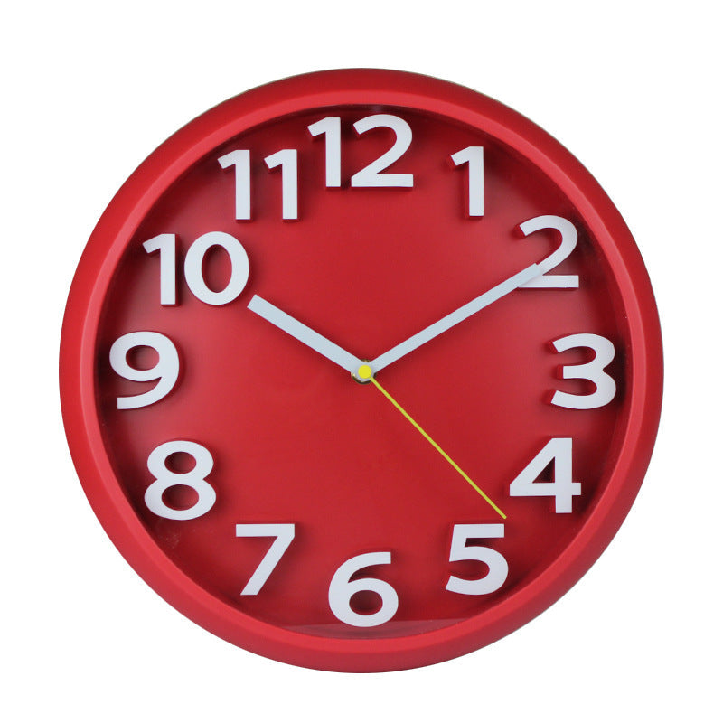 Stornfield | 12.5 Inch Silent 3D Large Numbers Battery Operated Wall Clock