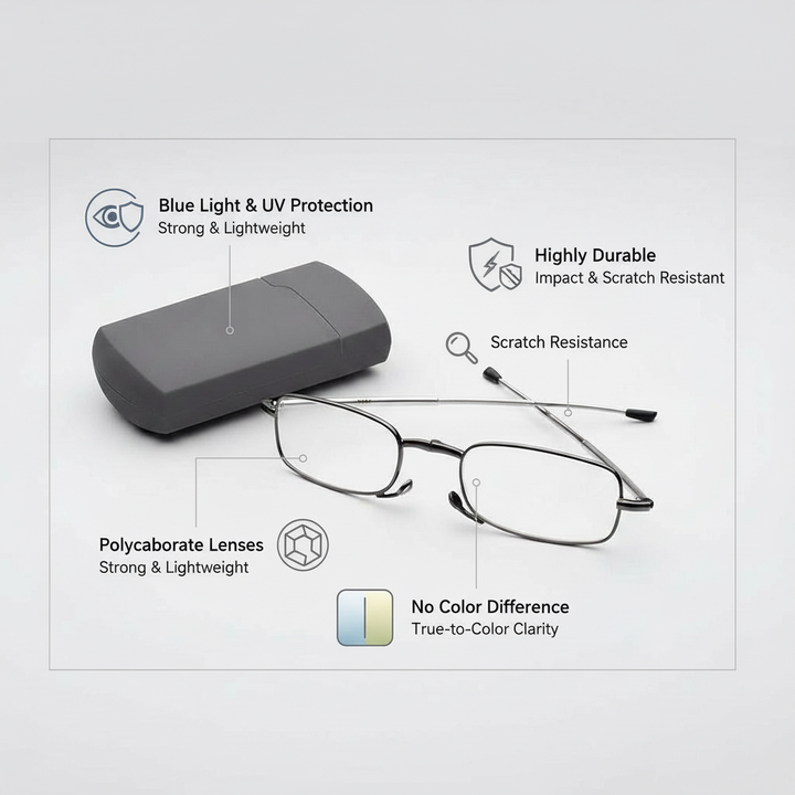 Stornfield | Folding Reading Glasses - Portable With Case