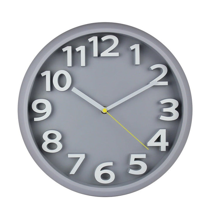 Stornfield | 12.5 Inch Silent 3D Large Numbers Battery Operated Wall Clock