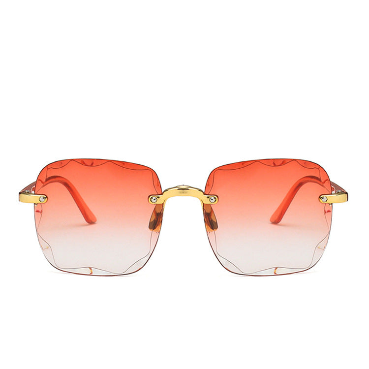 Women's trendy square sunglasses with luxurious metal frame Stornfield
