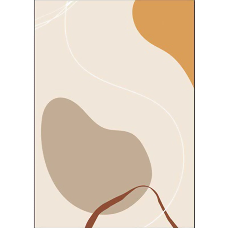 Stornfield | Novelty Casual Rug with Ivory Color Block Stripes Non-Slip Polyester Rug for Home Decor