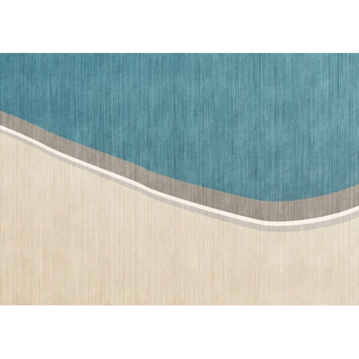 Stornfield | Novelty Round Colourful Block Pattern Bedroom Rug Washable Non-Slip Polyester Rug
