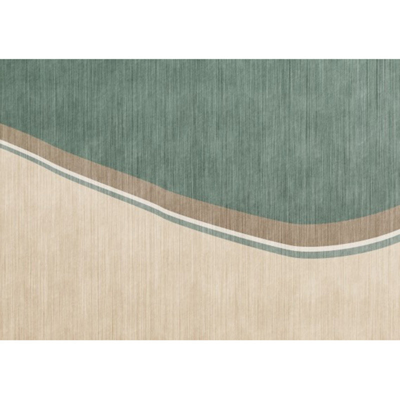 Stornfield | Novelty Round Colourful Block Pattern Bedroom Rug Washable Non-Slip Polyester Rug