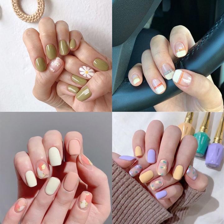 Artificial nail art with star design Stornfield
