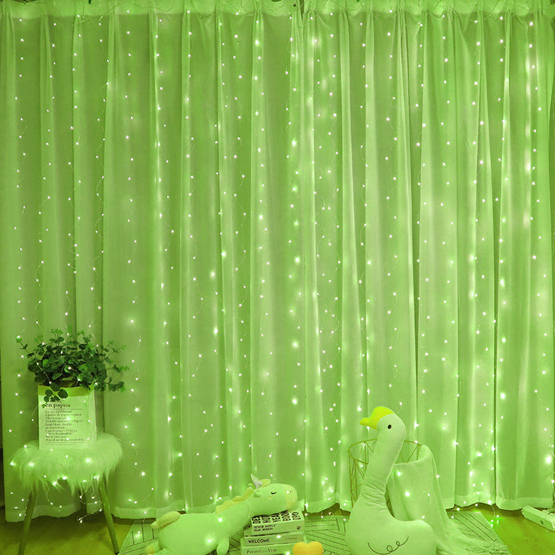 LED Curtain String Lights with Copper Wire, USB