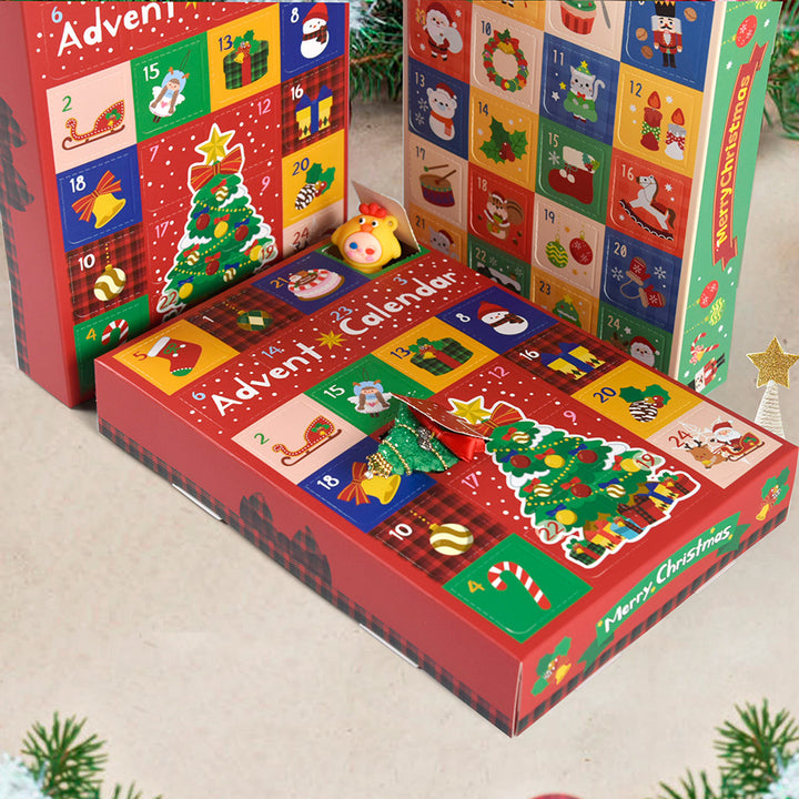 DIY Advent Calendar Box with 24 Compartments for Surprises