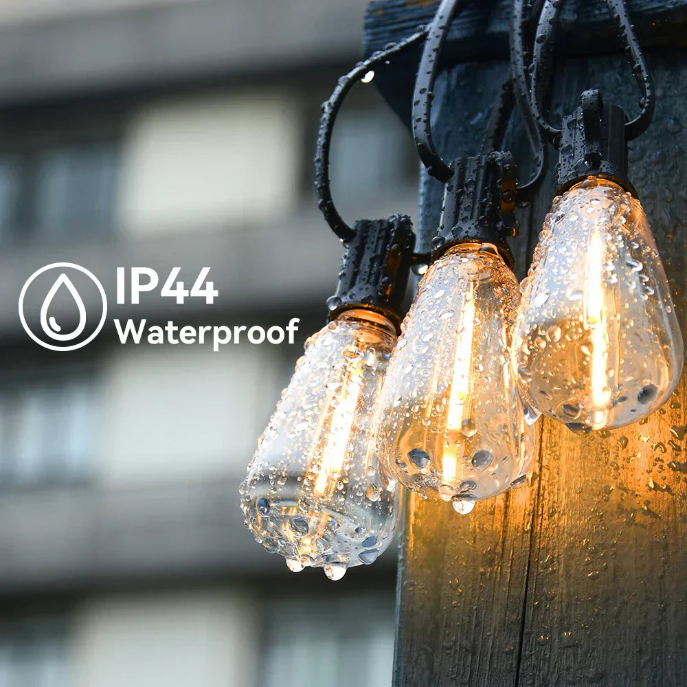 Waterproof LED String Lights - LumiGlow | Stornfield