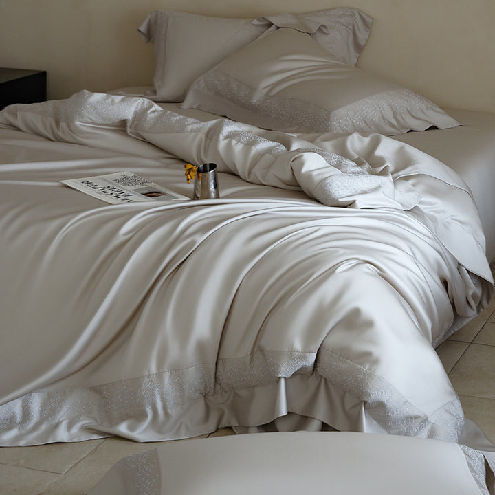 Tencel bedding set, 4 pieces, cooling