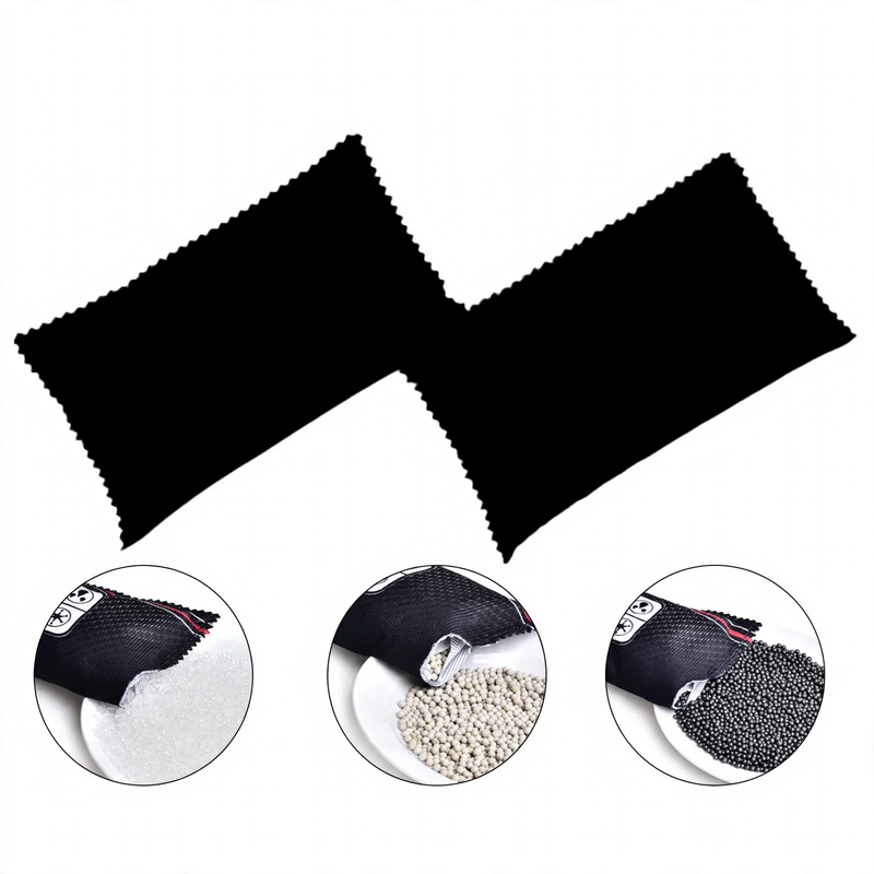 Silica gel moisture absorber for humidity control