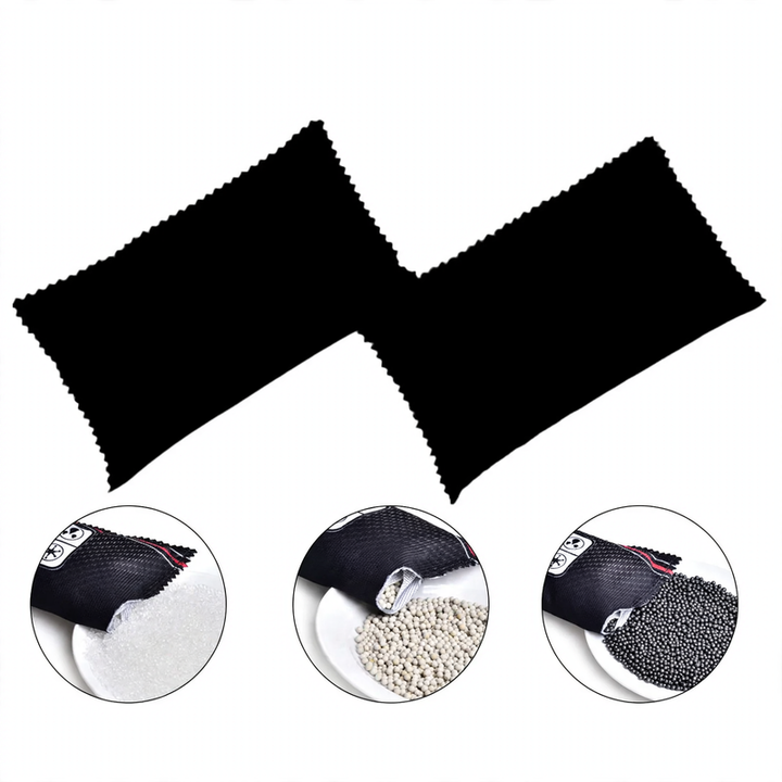Silica gel moisture absorber for humidity control