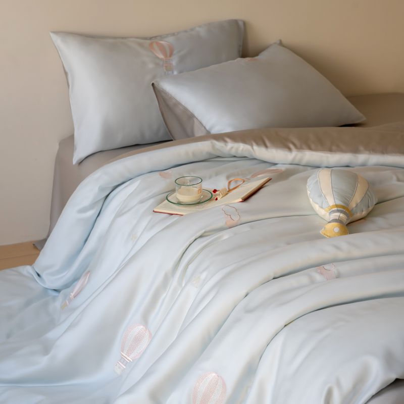 Bedding set, 4-piece, Lyocell, animal motif