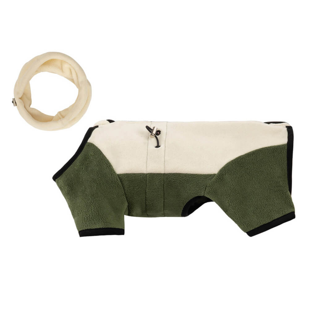 Stornfield | Full Protection Fleece Dog Bodysuit with Detachable Collar