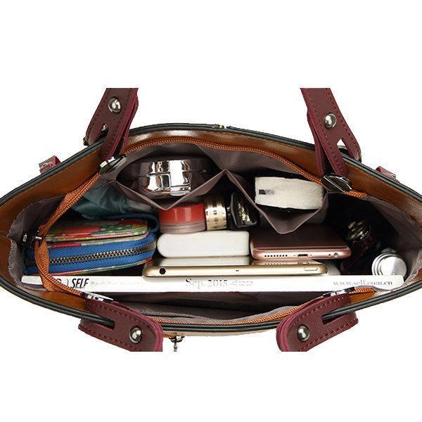 Cera - Vintage handbag with double front pocket | Stornfield