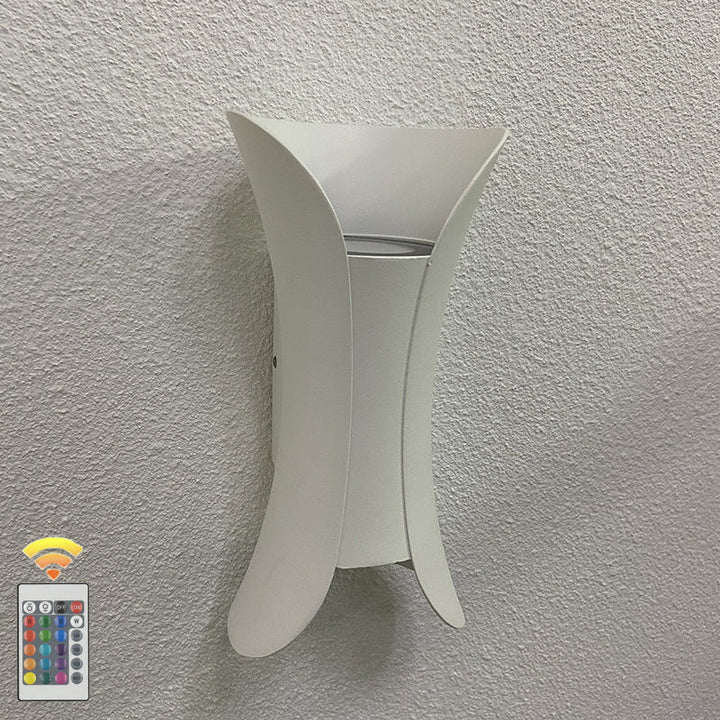 Modern Minimalist Waterproof Rectangle Aluminum LED Wall Sconce Lamp For Outdoor Patio | Stornfield