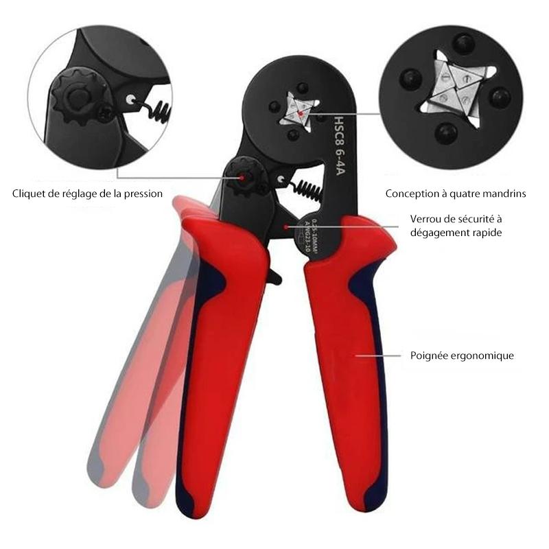 End sleeves crimping tool set with cable lugs | Stornfield