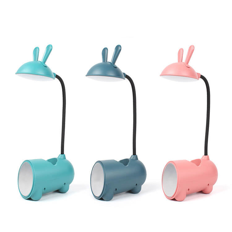 Stornfield | USB LED Touch Desk Lamp Creative Rabbit Shaped Pen Holder Cartoon