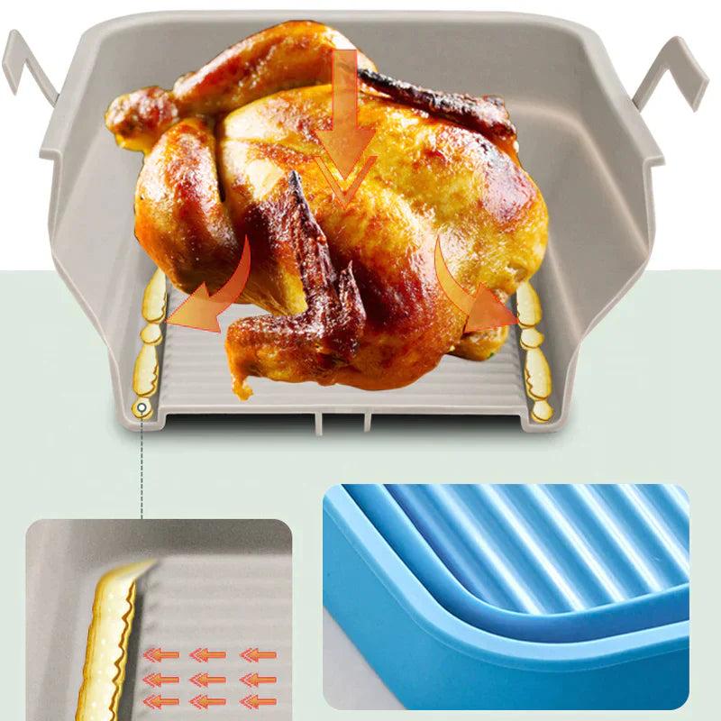 Foldable Air Fryer Silicone Baking Tray | Stornfield