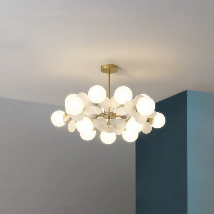 Stornfield | Floral Chandelier Living Room