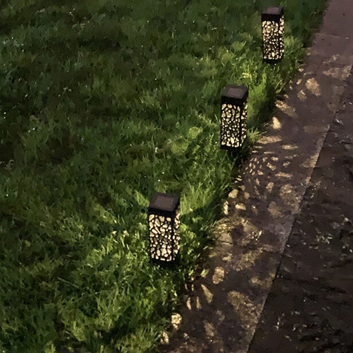 Creative Hollow Square Column LED Outdoor Lawn Ground Insert Landscape Light | Stornfield