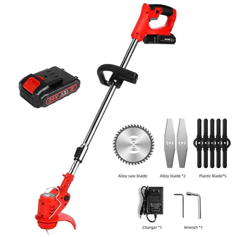 Stornfield | Cordless Grass Trimmer with Adjustable Cutting Width for Lawn Care & Garden Maintenance