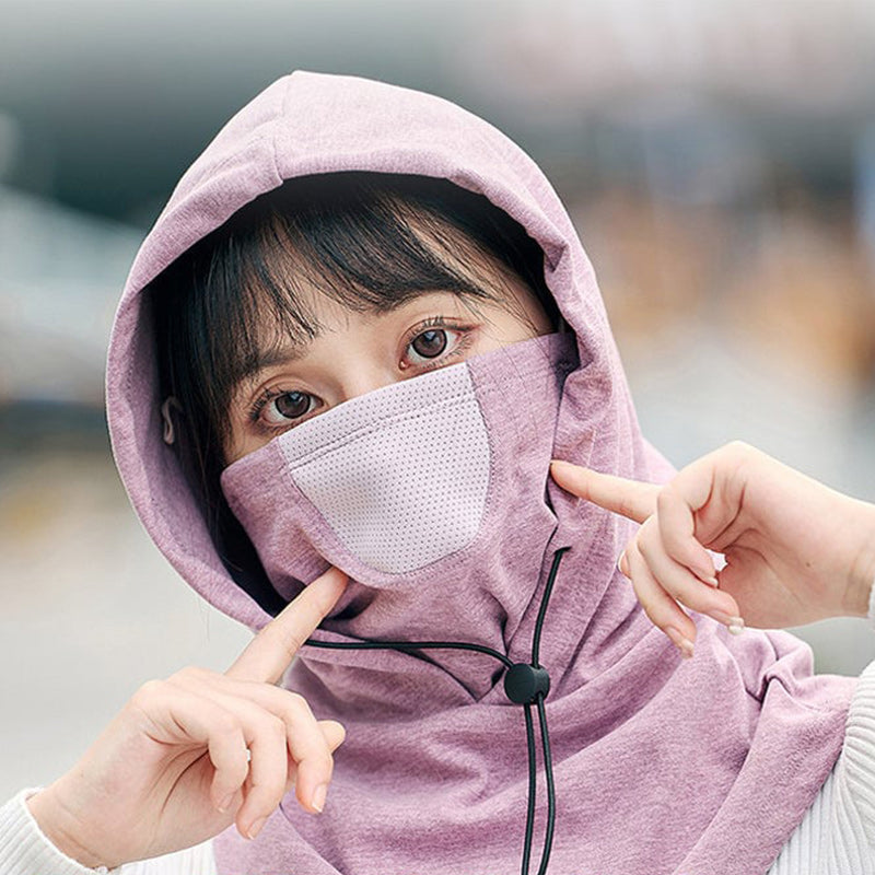 Hooded Face Mask with Neck Warmer for Cycling | Stornfield