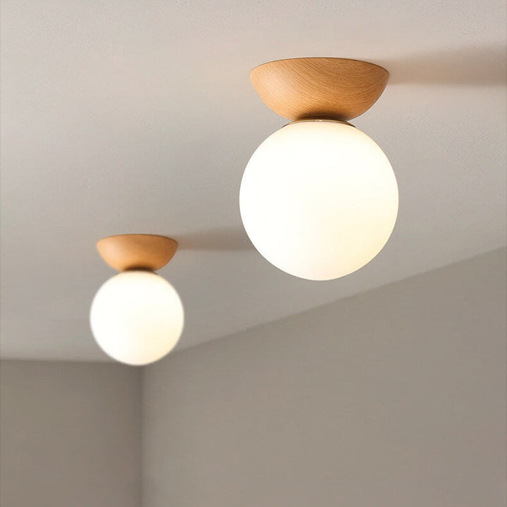 Stornfield | LogLight | Japanese Ceiling Light with Adjustable Brightness