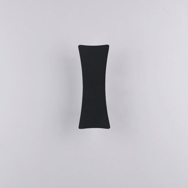 Modern Simple Rectangular Curved LED Outdoor Waterproof Wall Sconce Lamp | Stornfield