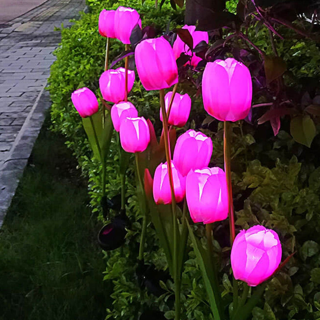 Stornfield | Solar Garden Light Tulip LED Landscape Stake Light Tulip