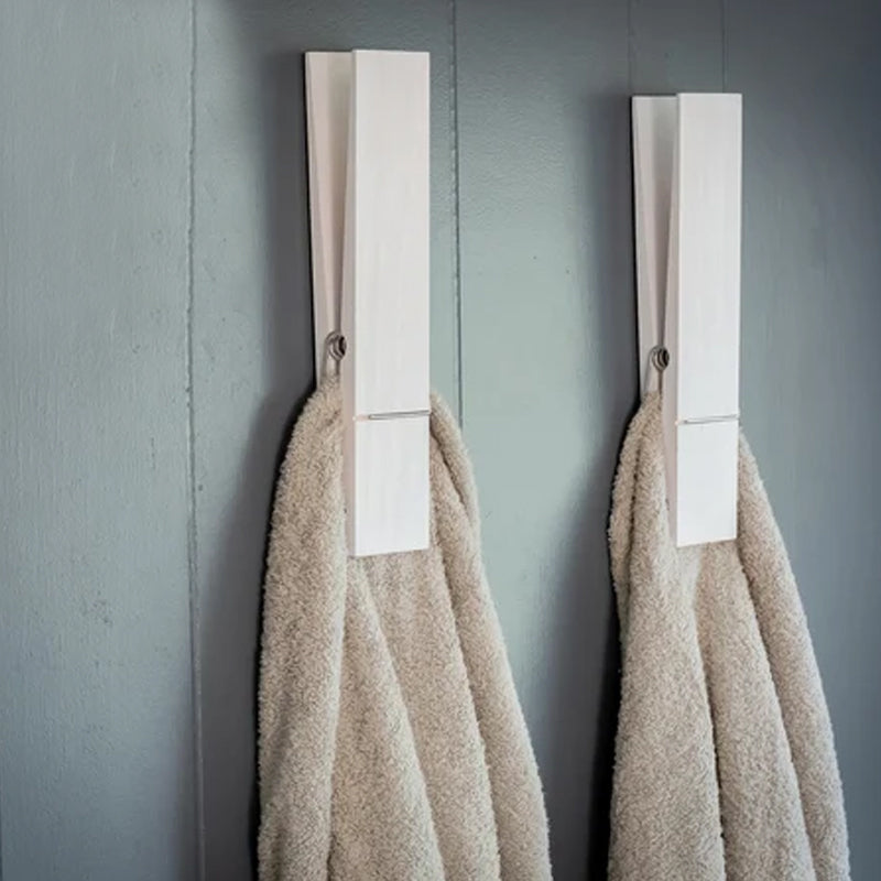 Stornfield | Porte-serviette de bain à pince à linge