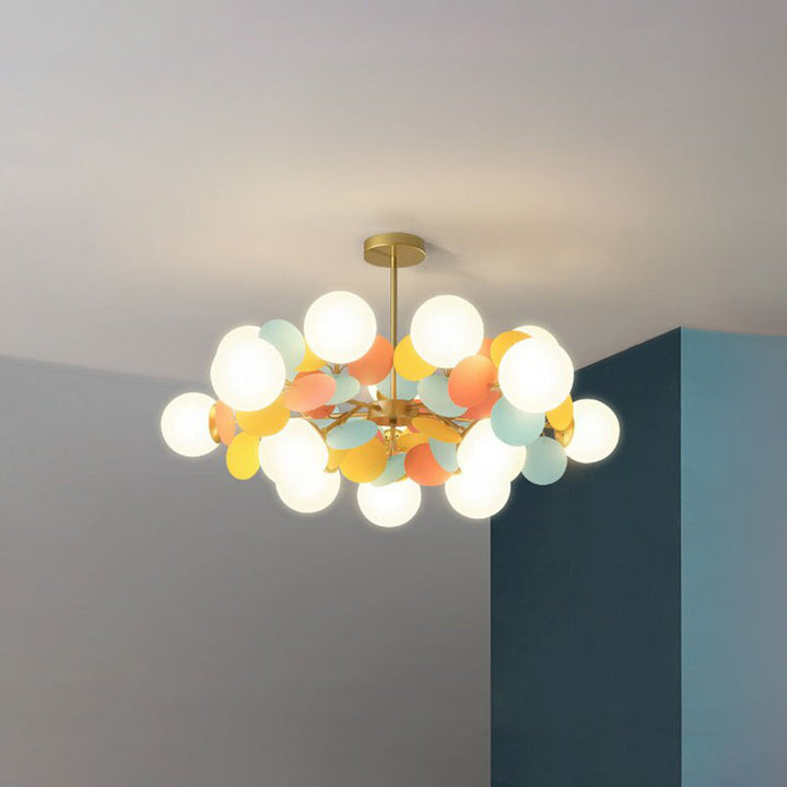 Stornfield | Floral Chandelier Living Room