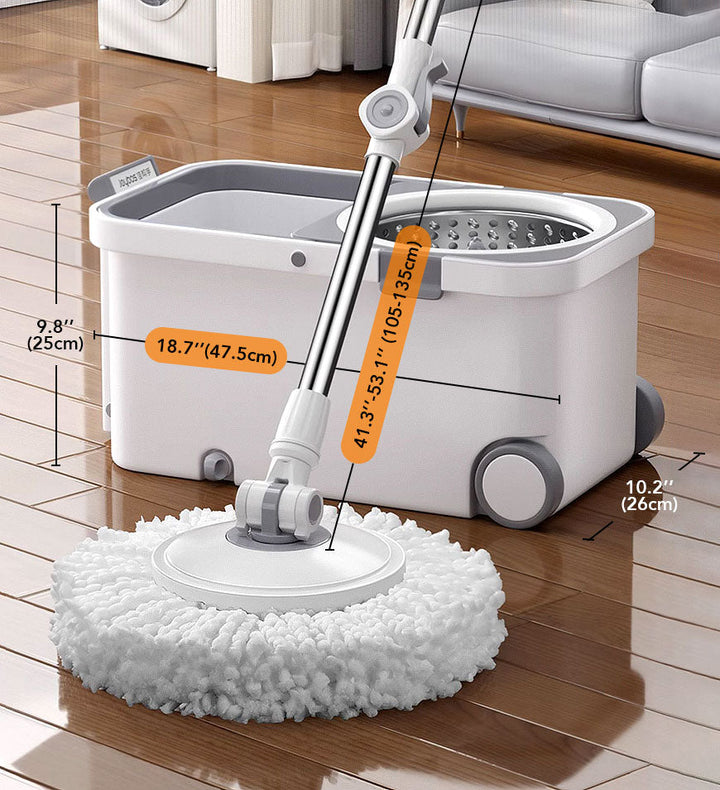 Stornfield | 360° Rotatable Mop and Bucket Set with Wringing System F63