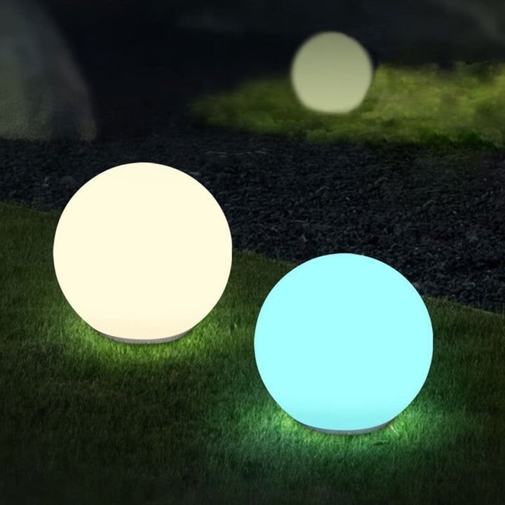 Solar Waterproof PE Spherical LED Outdoor Decorative Lawn Light | Stornfield