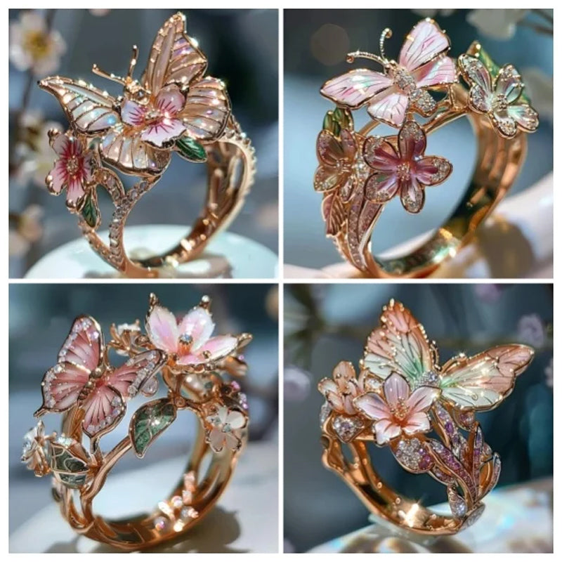 Butterfly flower ring | Stornfield