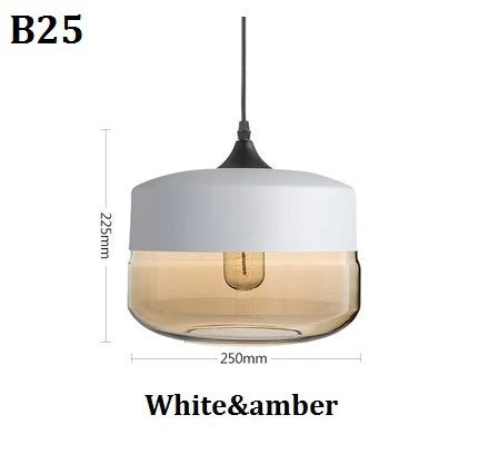 Stornfield | EternaGlow Glass and Wood Pendant Light | Elegant Design for Your Home