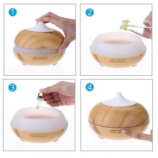 Aroma Essential - Wooden Oil Diffuser | Stornfield