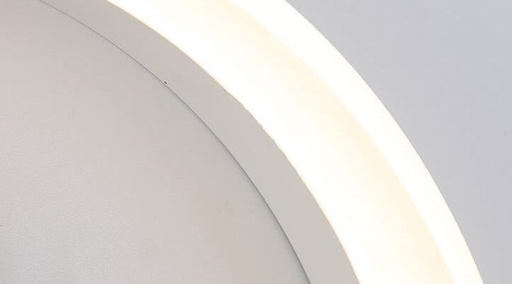 Stornfield | Lumoshelf LED Wall Sconce | Solid Wood with Shelf | Round Wall Light | Warm & White Light