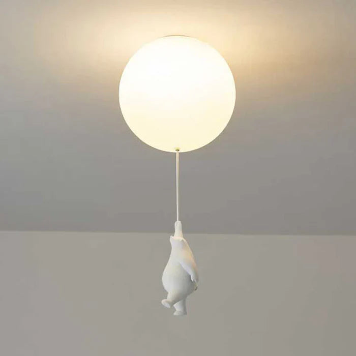 Children's Ceiling Lamp with Bear and Balloon - CloudBear | Stornfield