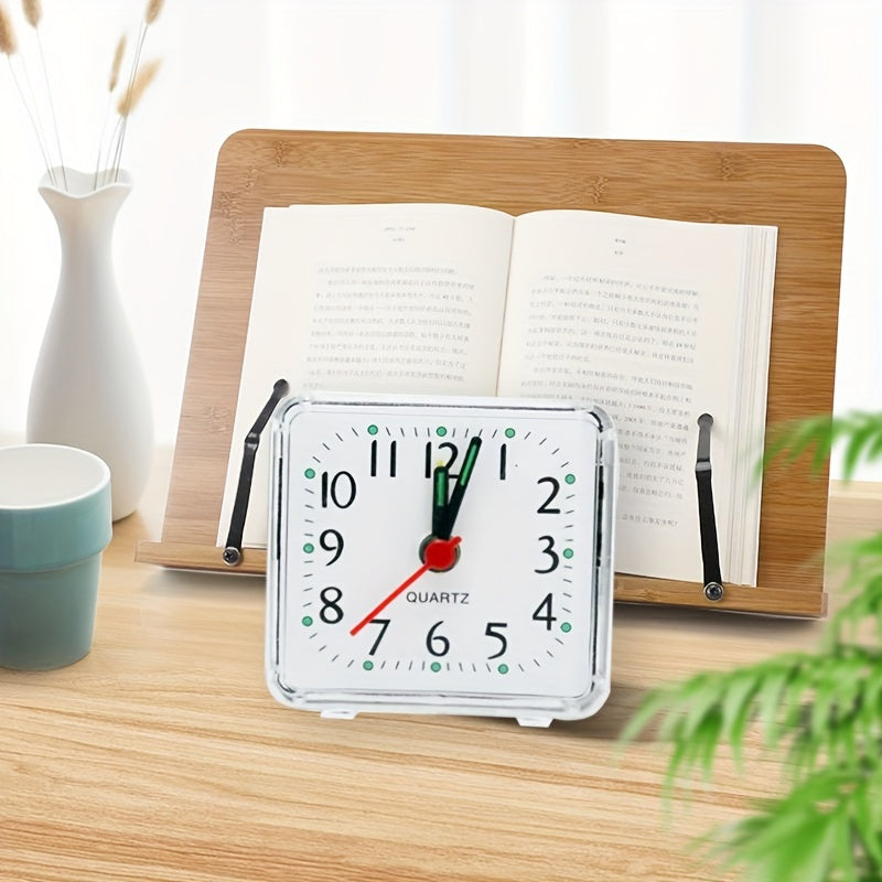 Simple White Square Alarm Clock | Stornfield