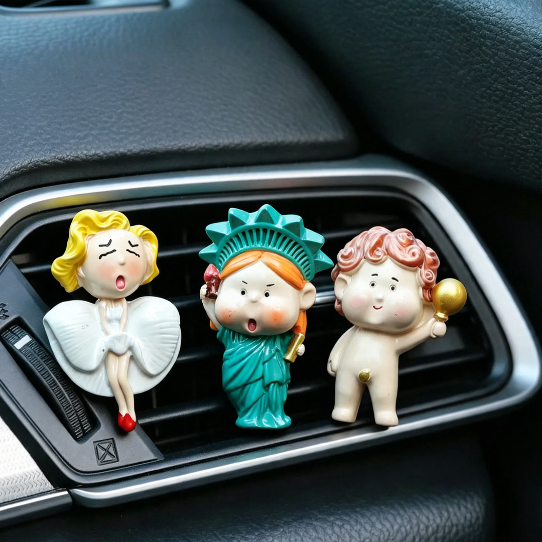 Resin Scent Clip for Car Vent, American Style