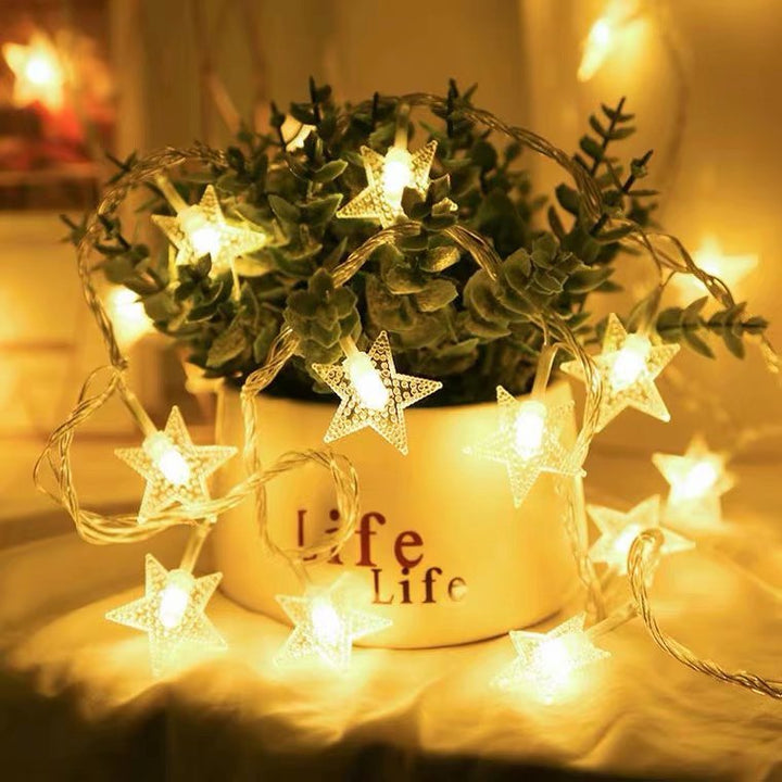 LED Star String Lights for Festive Decoration